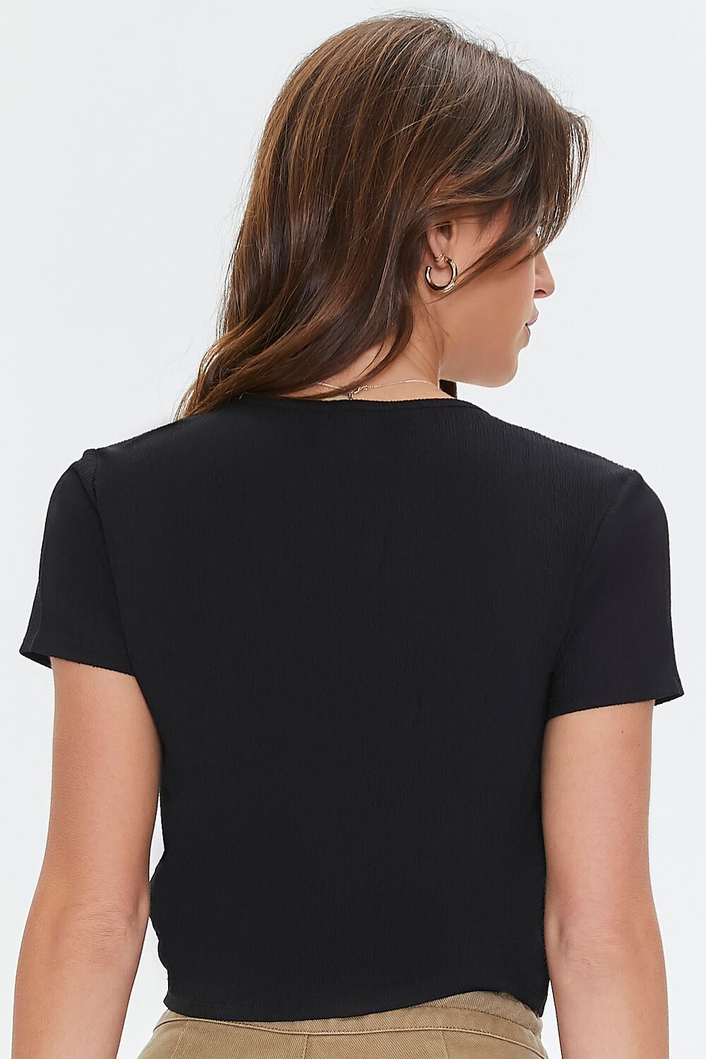 Tie-Front Crop Top