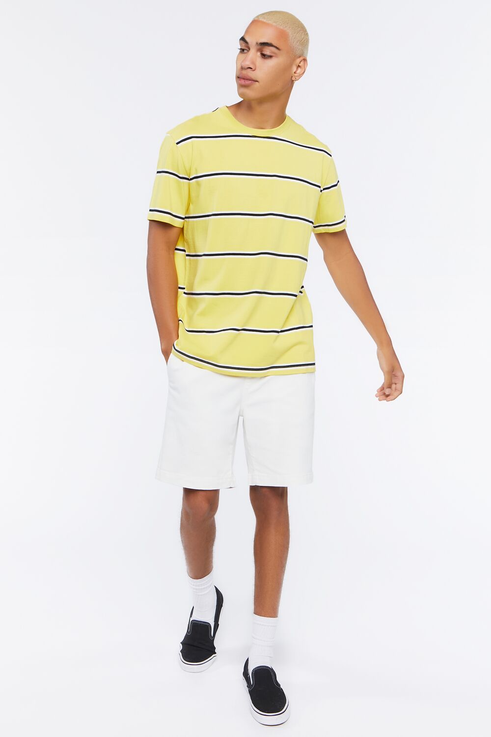 Striped Crew Tee