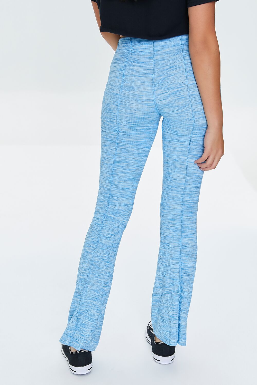 Ribbed Knit Space-Dye Pants