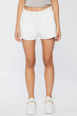French Terry High-Rise Shorts