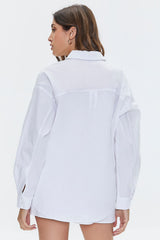Poplin Drop-Sleeve Shirt