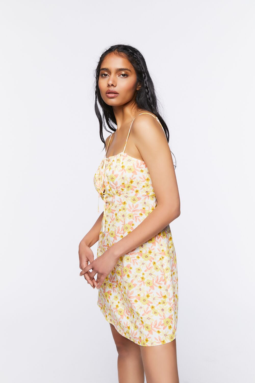 Floral Print Cami Mini Dress