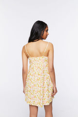 Floral Print Cami Mini Dress