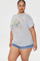 Plus Size Beach Side Graphic Tee