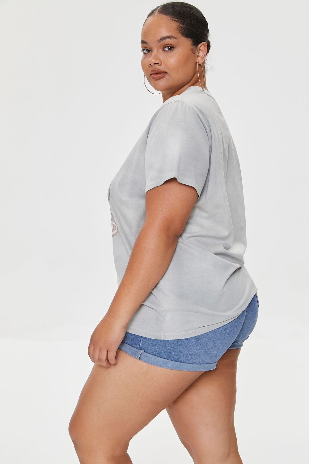 Plus Size Beach Side Graphic Tee