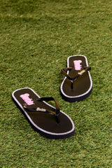 Barbie鈩?Rhinestone Flip Flops