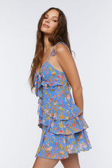Floral Print Mini Dress
