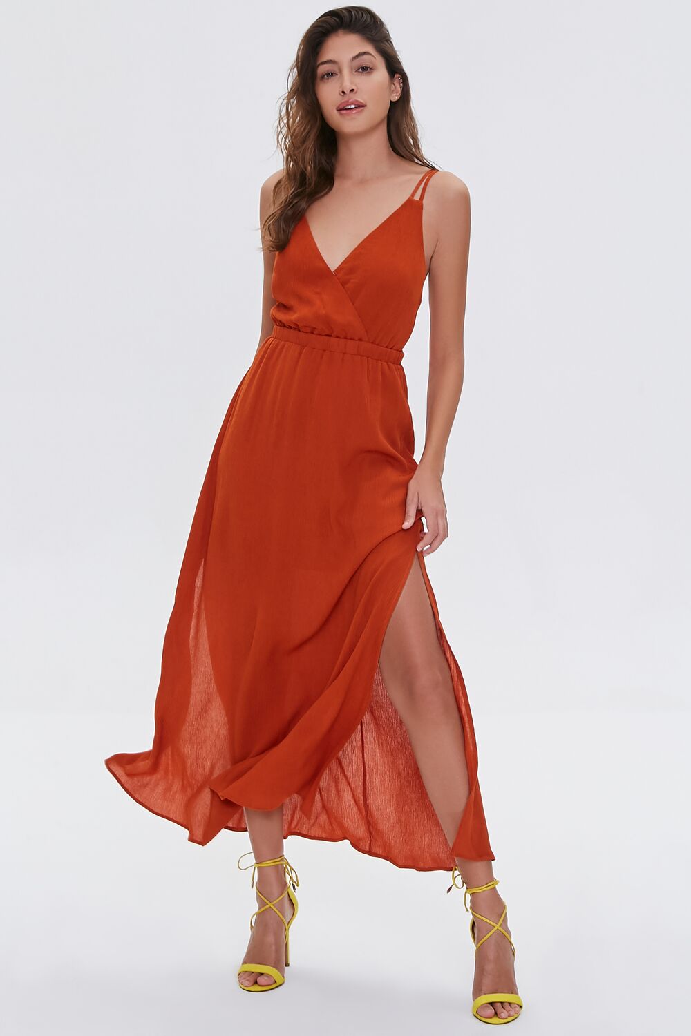 Surplice Cami Maxi Dress