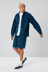 Tropical Floral Print Jacket