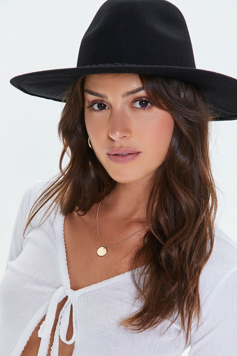 Braided Tassel-Trim Cowboy Hat