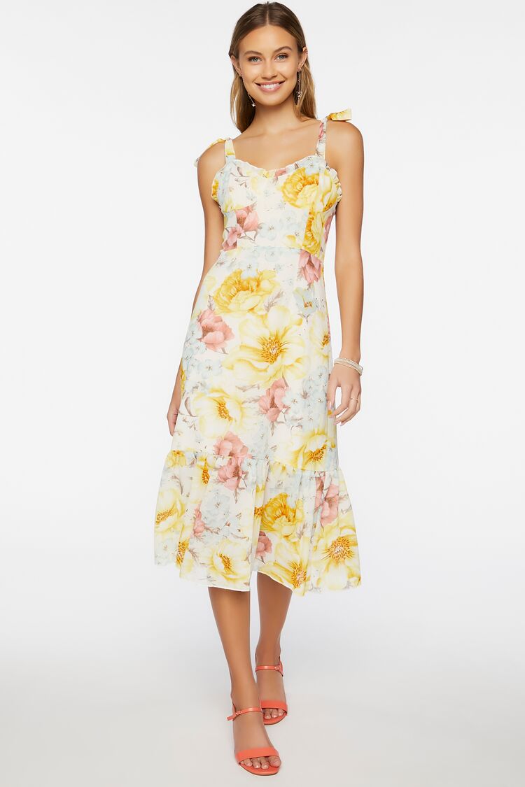 Floral Print Midi Dress