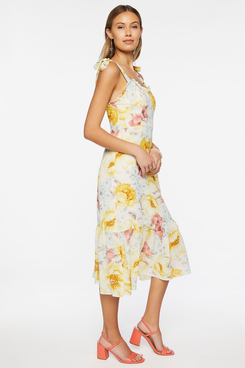 Floral Print Midi Dress