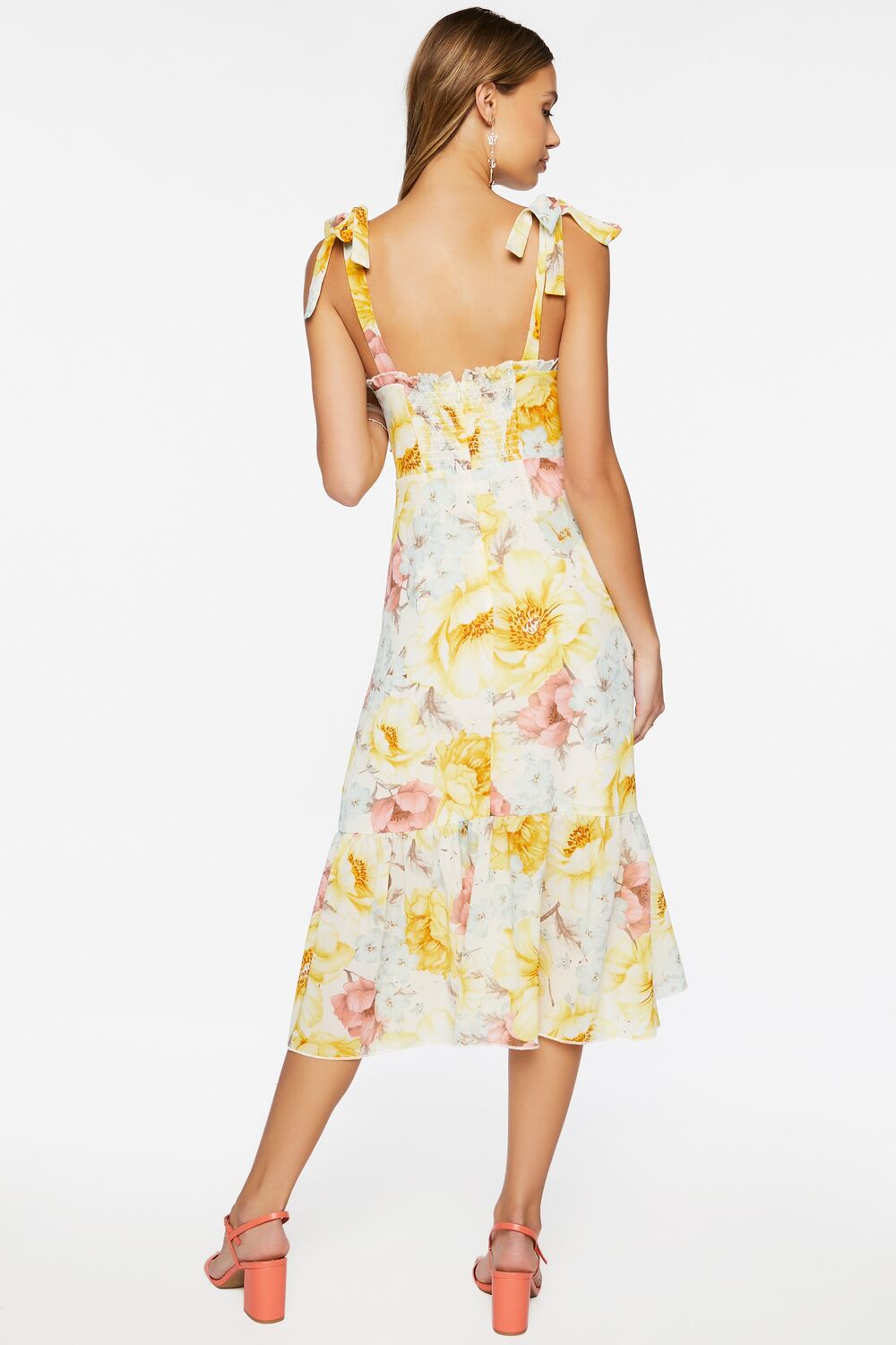 Floral Print Midi Dress