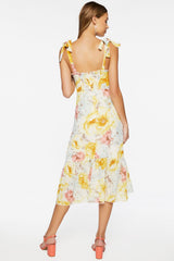 Floral Print Midi Dress