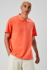 Vented-Hem Polo Shirt