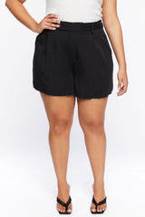 Plus Size High-Rise Shorts