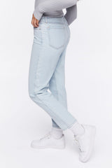 Recycled Cotton High-Rise Mom Jeans