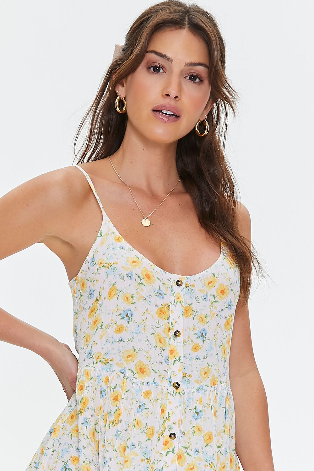 Ditsy Floral Print Cami Dress