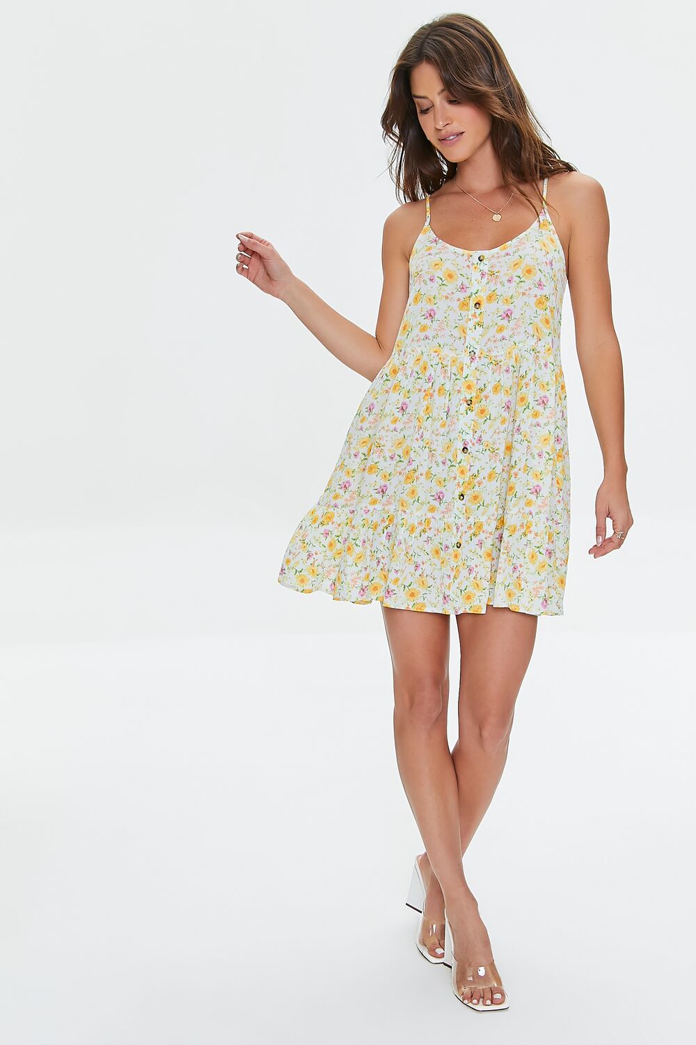 Ditsy Floral Print Cami Dress