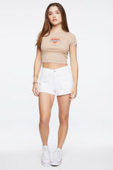 Flaming Heart Graphic Baby Tee