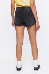 High-Rise Curvy Denim Shorts