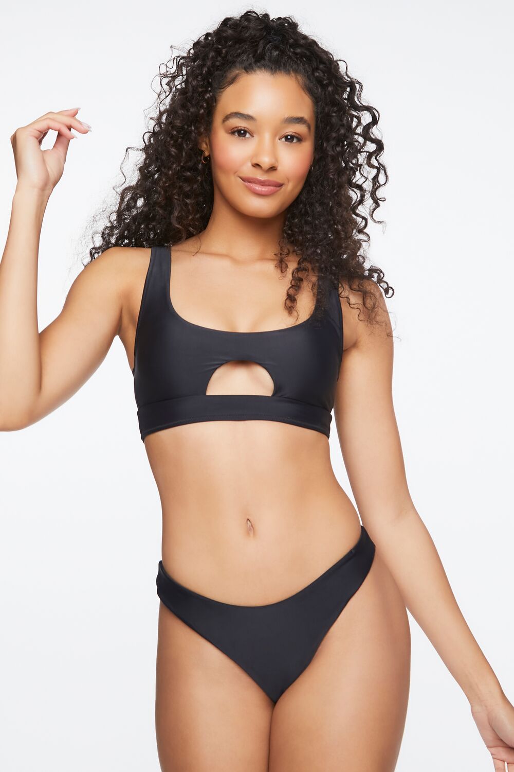 Ruched Brazilian Bikini Bottoms