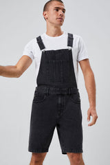 Denim Overall Shorts