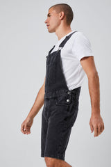 Denim Overall Shorts