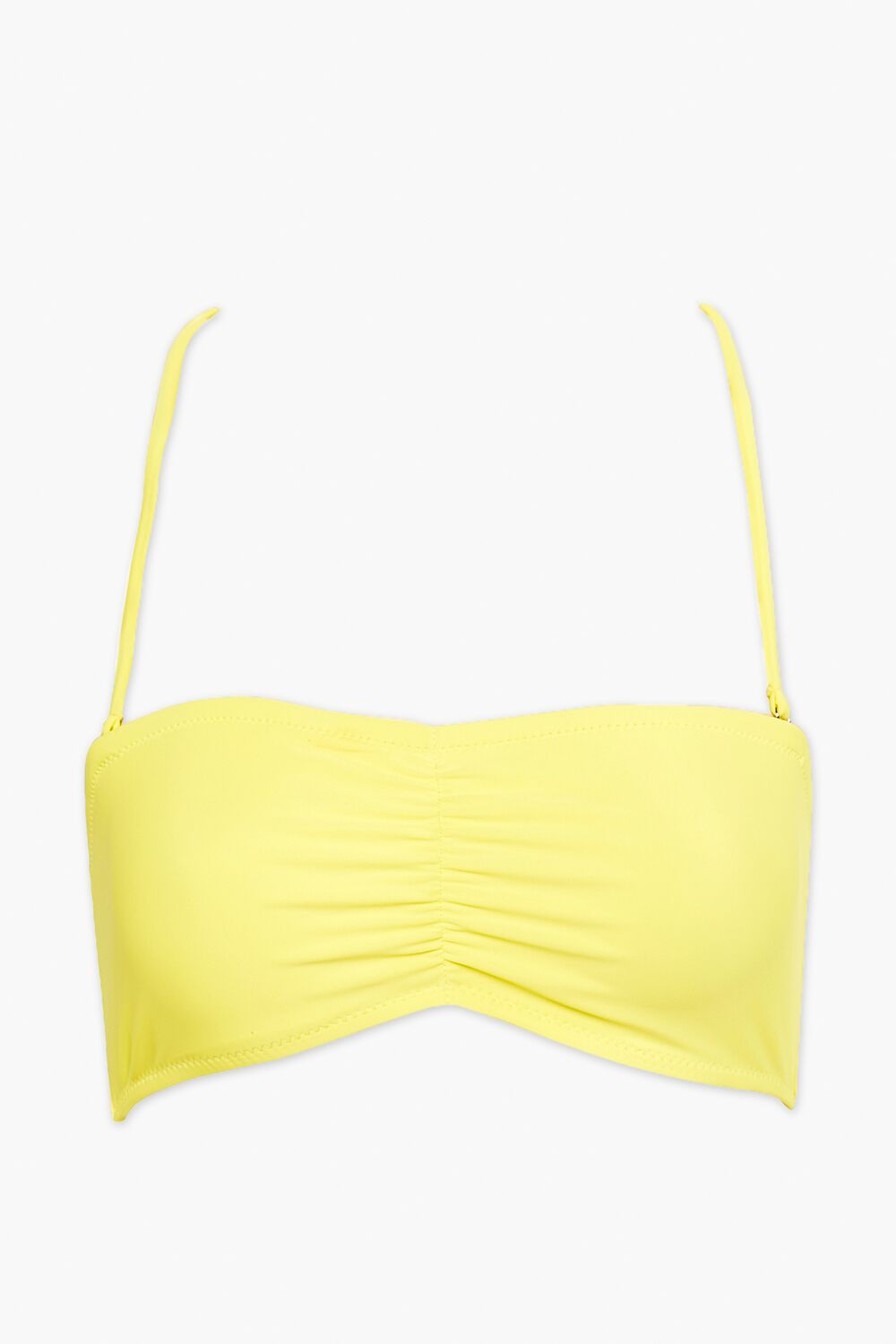 Ruched Bandeau Bikini Top