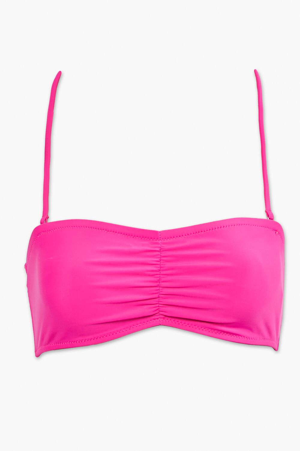 Ruched Bandeau Bikini Top