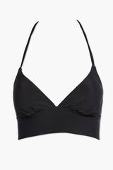 Tie-Back Halter Bikini Top