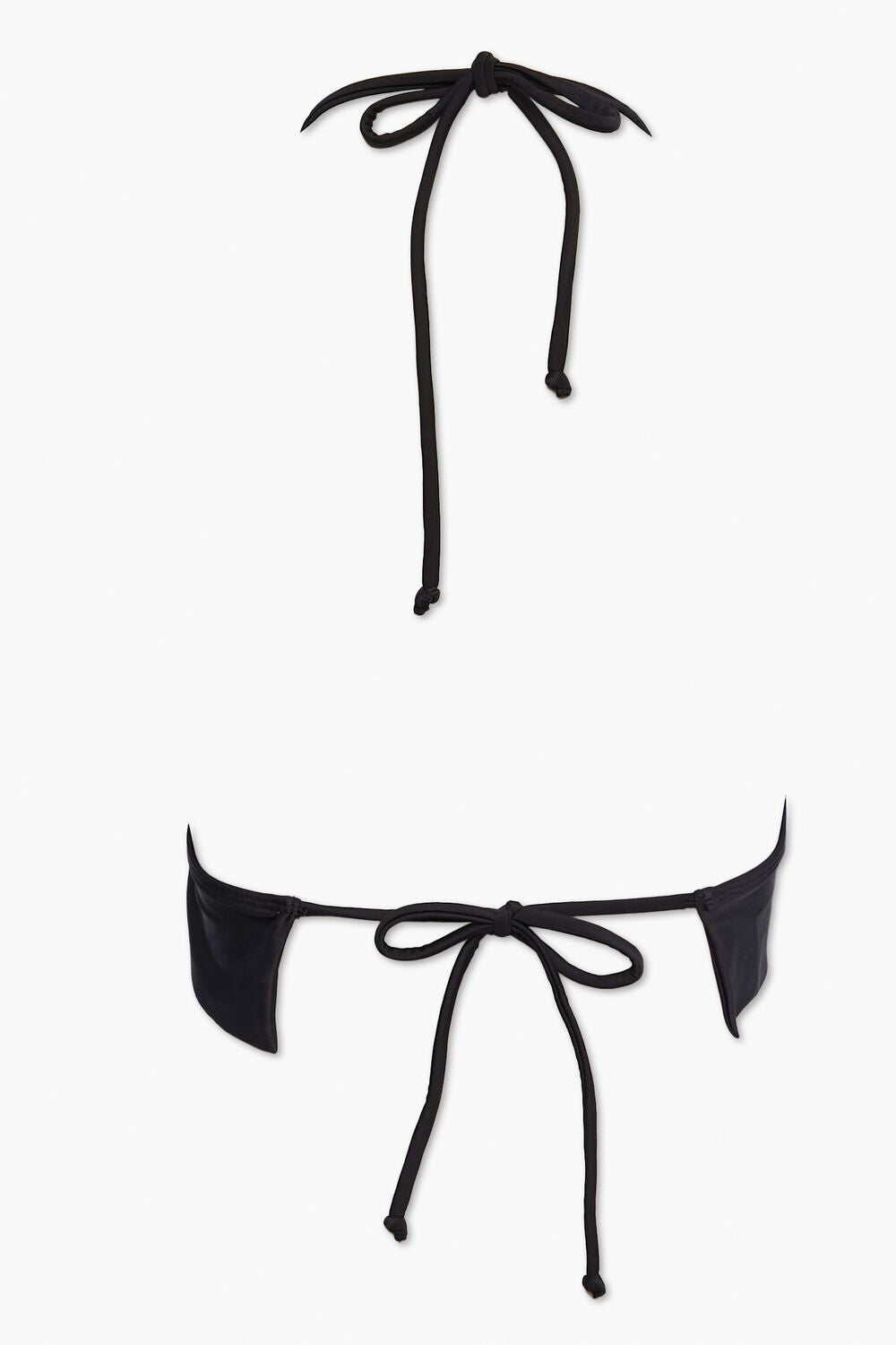Tie-Back Halter Bikini Top
