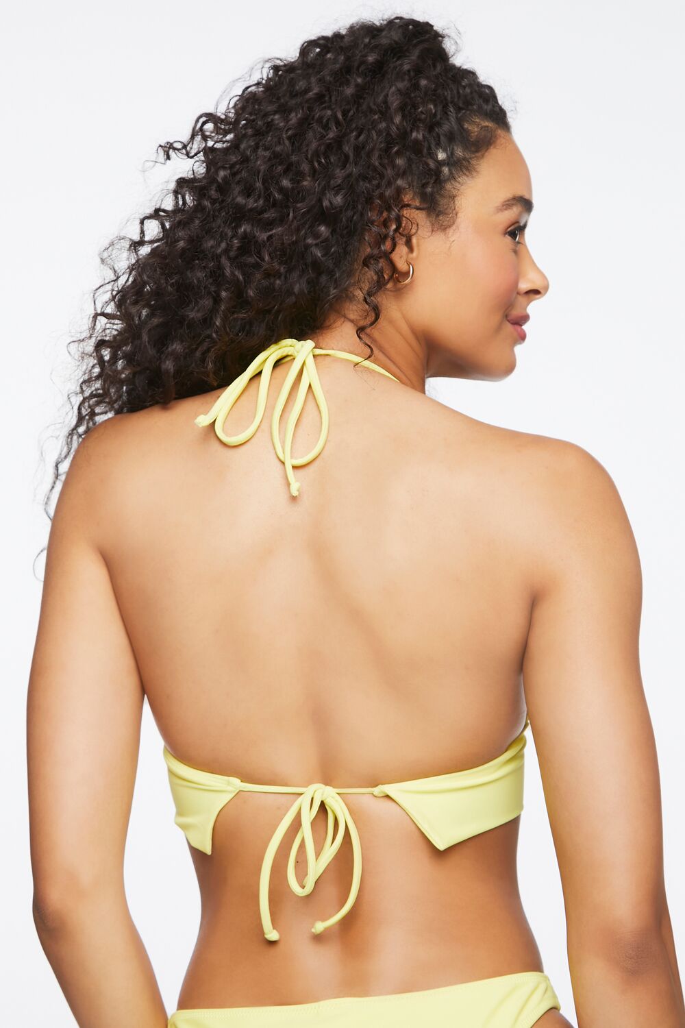 Tie-Back Halter Bikini Top
