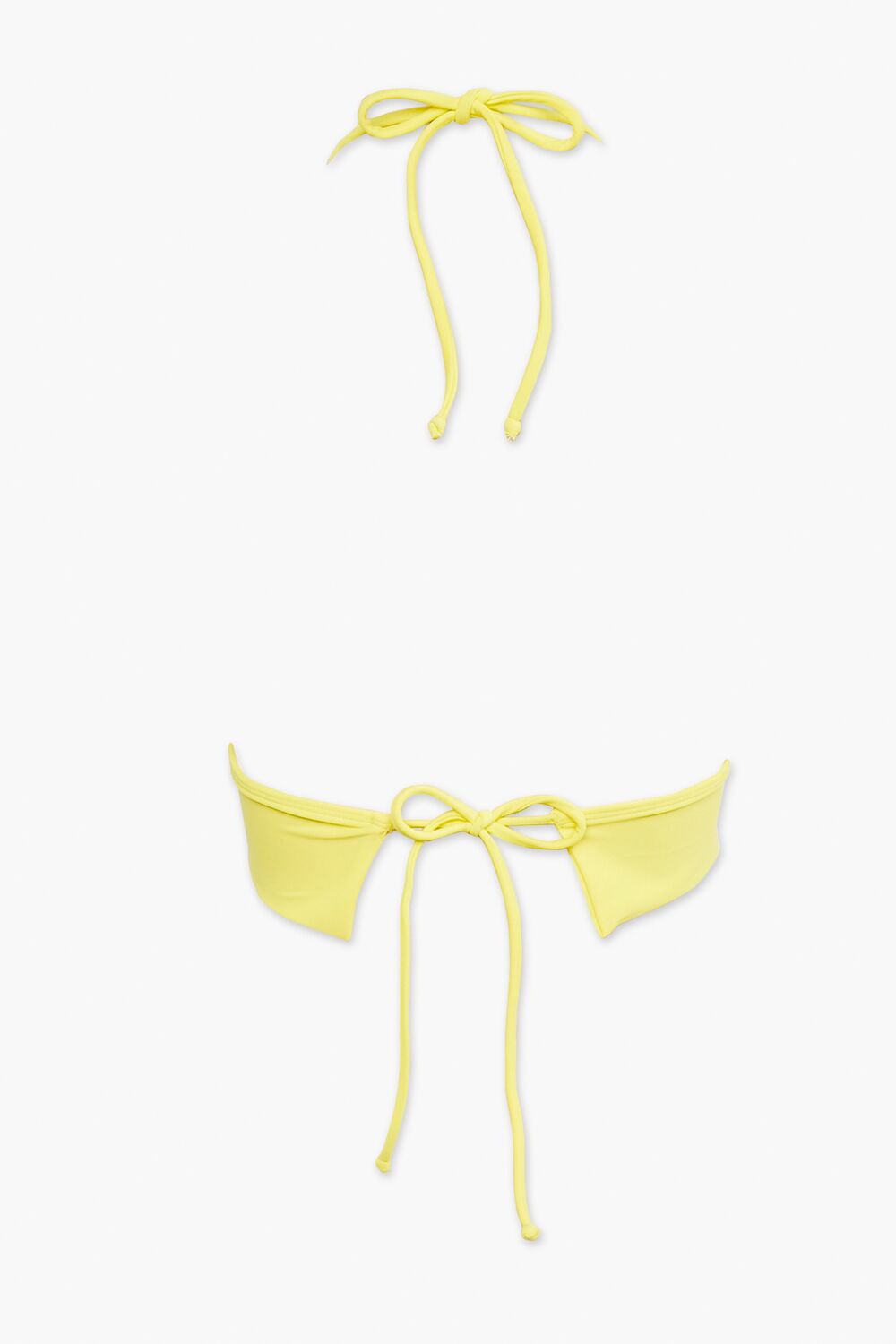 Tie-Back Halter Bikini Top