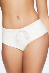 Drawstring Boyshort Bikini Bottoms