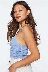 Self Love Club Graphic Ruched Cami