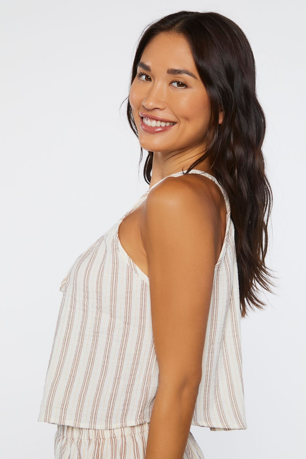 Striped Gauze Pajama Cami