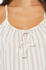 Striped Gauze Pajama Cami