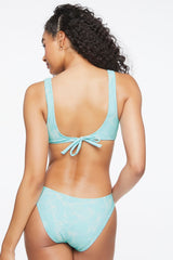 Water Print Monokini One-Piece Swimsuit