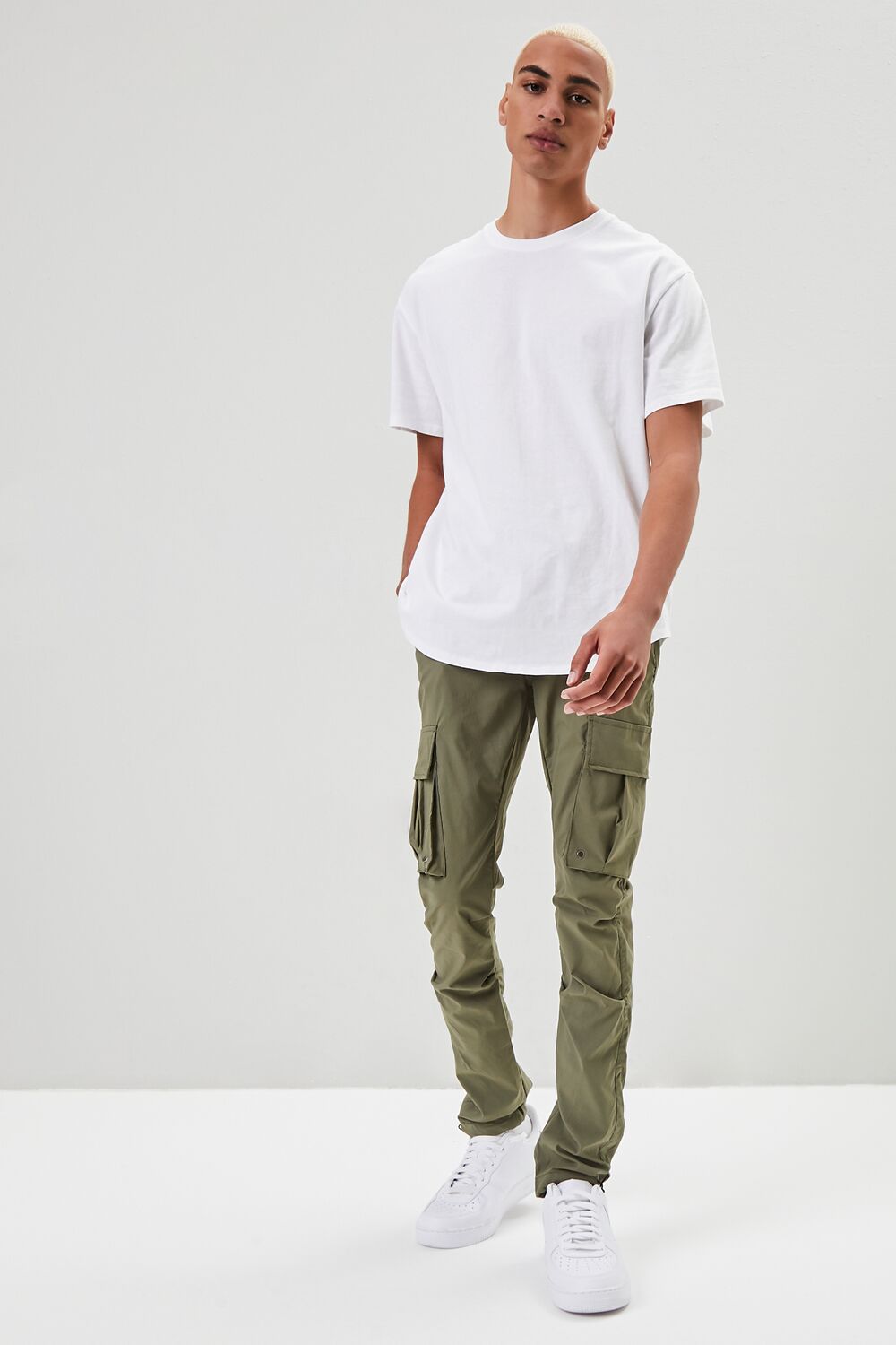 Drawstring Cargo Joggers