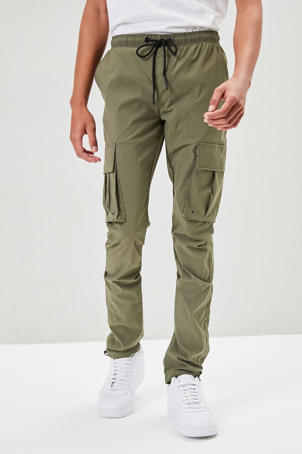 Drawstring Cargo Joggers
