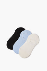 Pointelle Knit No-Show Socks - 3 pack