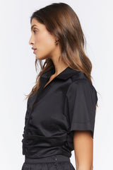 Ruched Crop Top