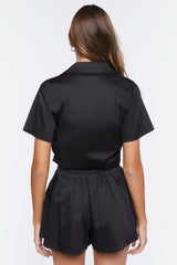 Ruched Crop Top