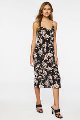 Floral Print Cami Midi Dress
