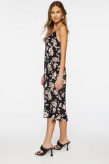Floral Print Cami Midi Dress