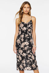 Floral Print Cami Midi Dress