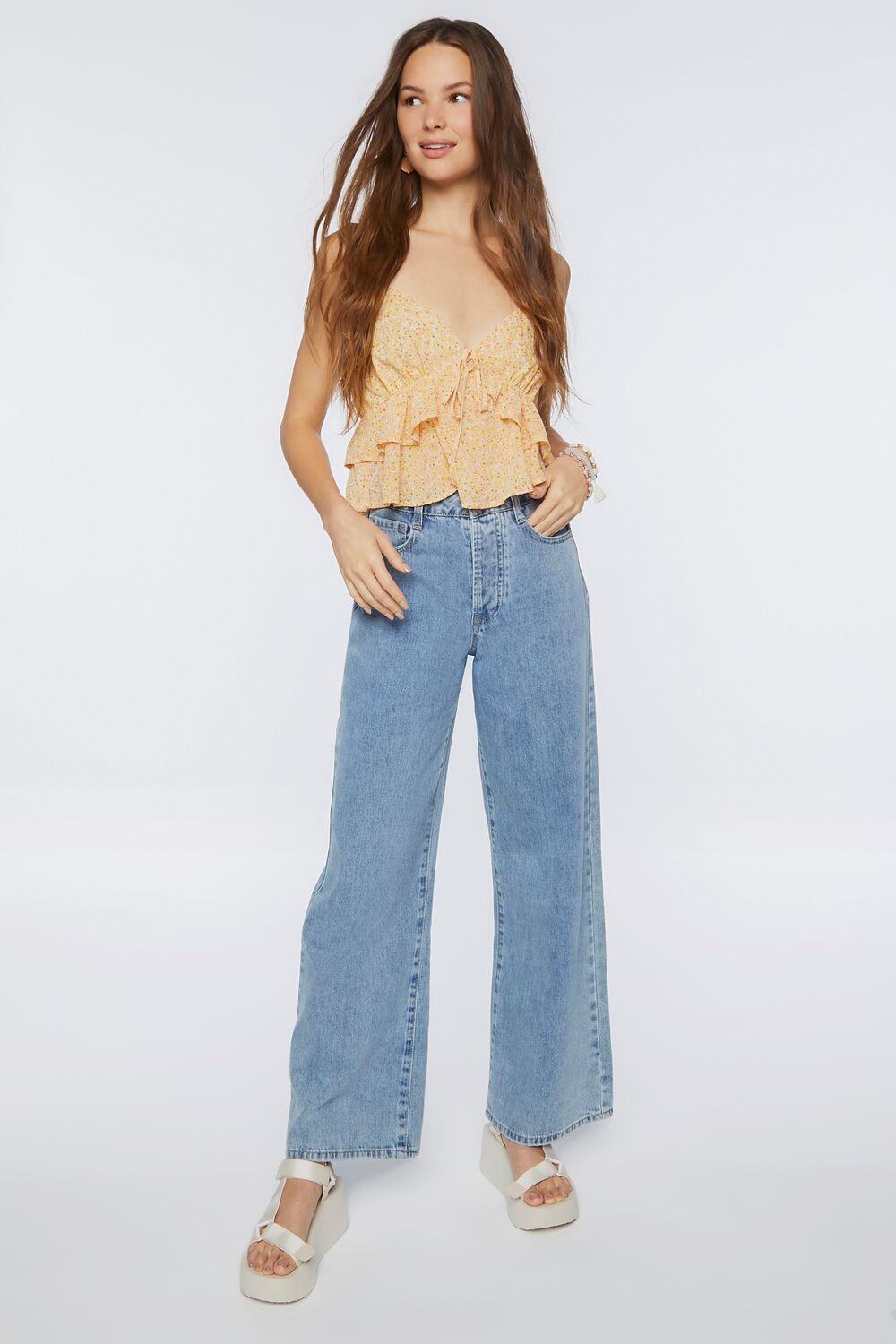 Ditsy Floral Flounce Cami