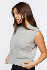 Cable Knit Sweater Vest