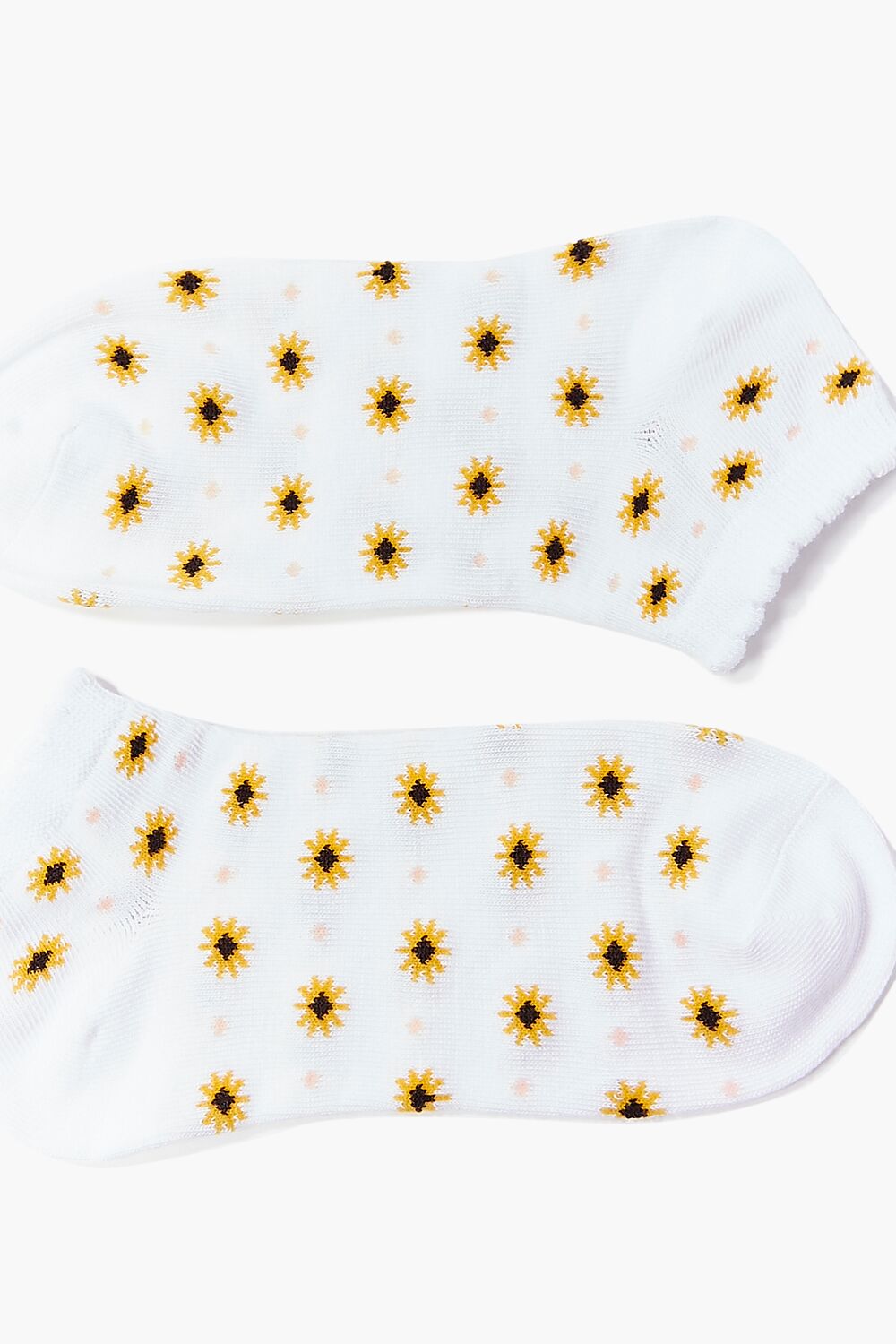 Floral Polka Dot Print Ankle Socks